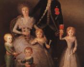 弗朗西斯科德戈雅 - The Duke and Duchess of Osuna and their Children